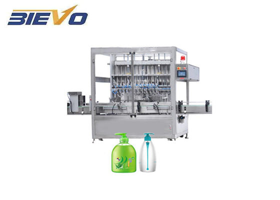 380V 4 Sanitizer χεριών συστημάτων ελέγχων με σερβομηχανισμό χημικής βιομηχανίας κεφαλιών 50ml καθημερινή μηχανή πλήρωσης
