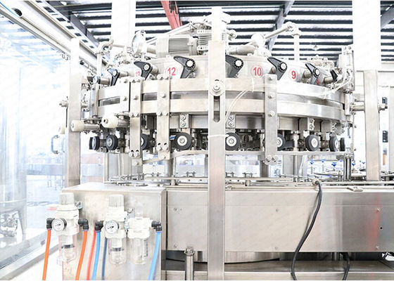 Αυτόματη μηχανή συσκευασίας κασσίτερου μηχανών πλήρωσης δοχείων 200-1500ml 6000cph