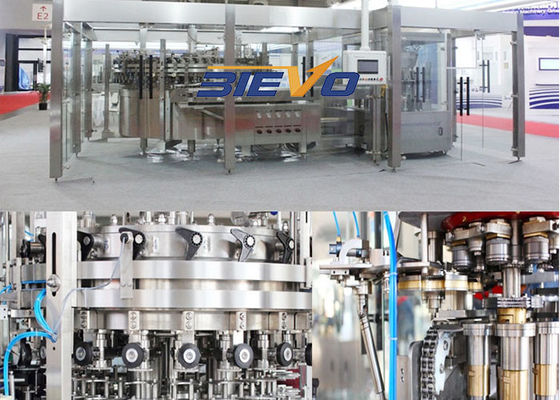 Ο ISO 9001 SUS 304 200ml μπορεί μηχανή συσκευασίας κασσίτερου μηχανών πλήρωσης ποτών 6000cph