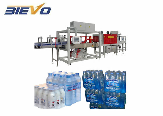 Η πλαστική ταινία θερμική συρρικνώνεται το μπουκάλι μηχανών συσκευασίας 8-12bpm που τυλίγει ISO9001